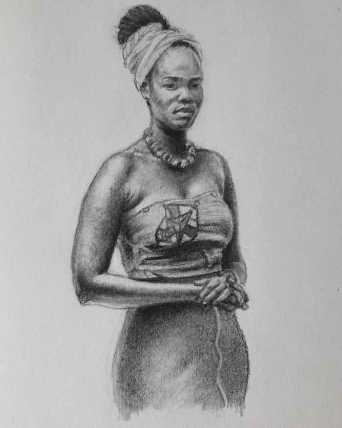 Drawing of African Woman